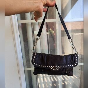 ROCK‎ FOSSIL STUDDED SOFT LEATHER BAG